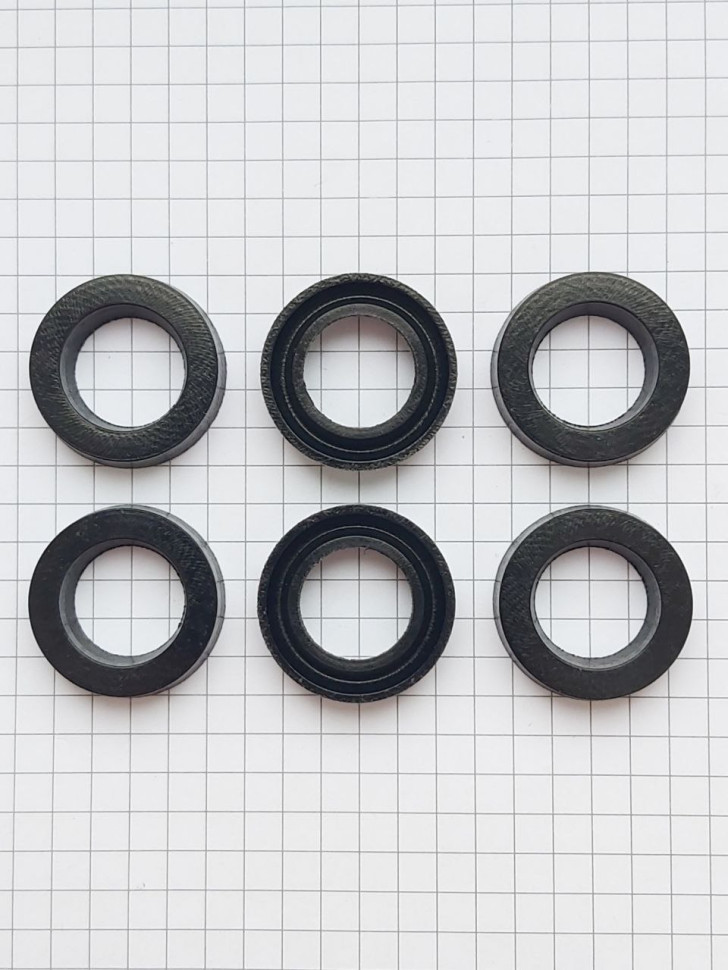 Комплект манжет «ТехУм» KIT 42.911 для Kranzle 2195 TS и прочих с плунжером Ø15 мм