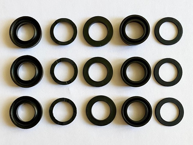 Комплект манжет "ТехУм" KIT 174 (аналог 34017401) для Interpump Series 66 (W5018) и прочих Ø16 мм